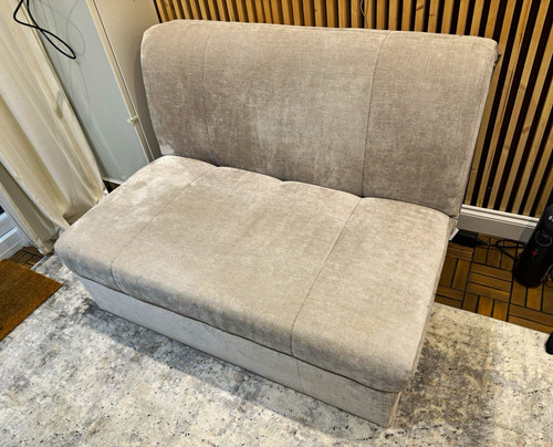 Beige fabric folding - fabric, sofa