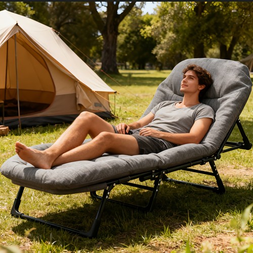 Single foldable folding bed - single, &
