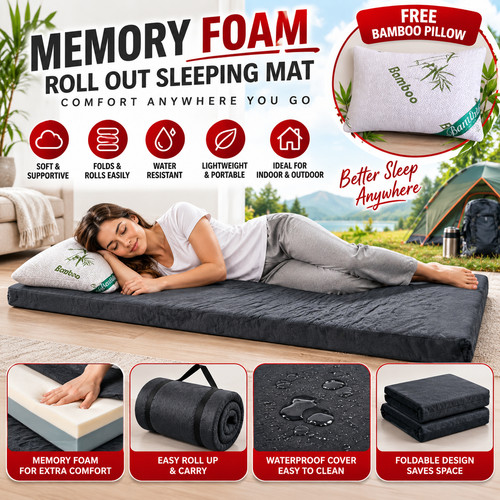 Memory foam waterproof roll - memory,