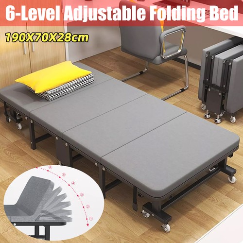 Single foldable folding bed - single,