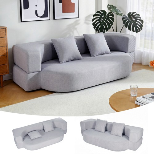 Modern fabric recliner - modern, sofa