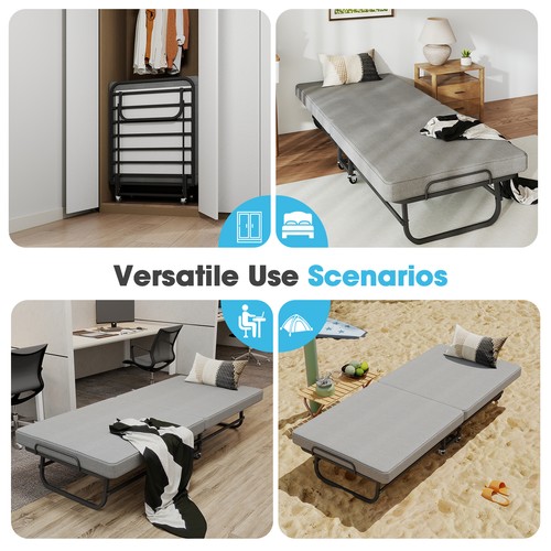 Fold guest single bed - single,