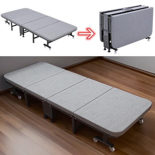 Portable folding bed wheels - bed,