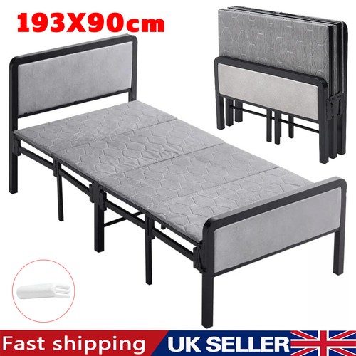 Folding single guest bed - guest,