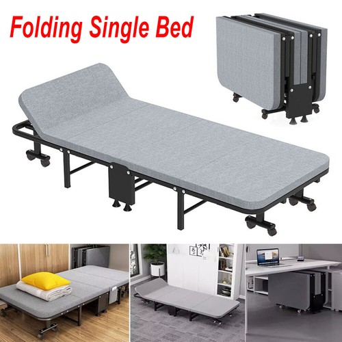 Folding single bed - bed, fold