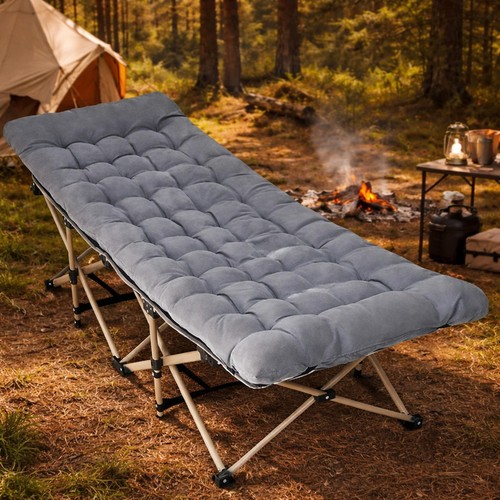 Folding camping cot bed heavy - folding,