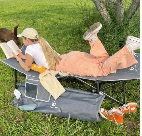 Alpha camp folding camping cot - alpha,