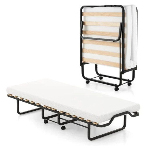 Costway folding bed with - costway,