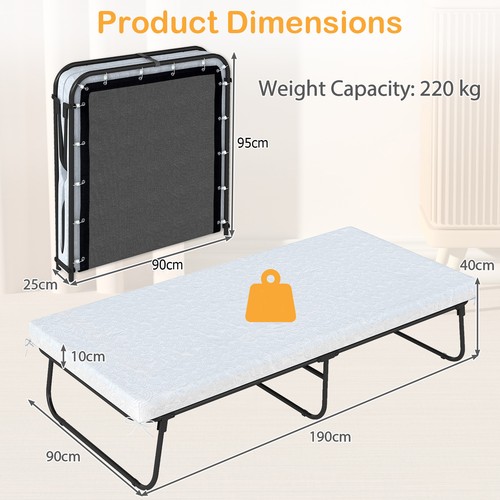 Rollaway fold bed - rollaway,